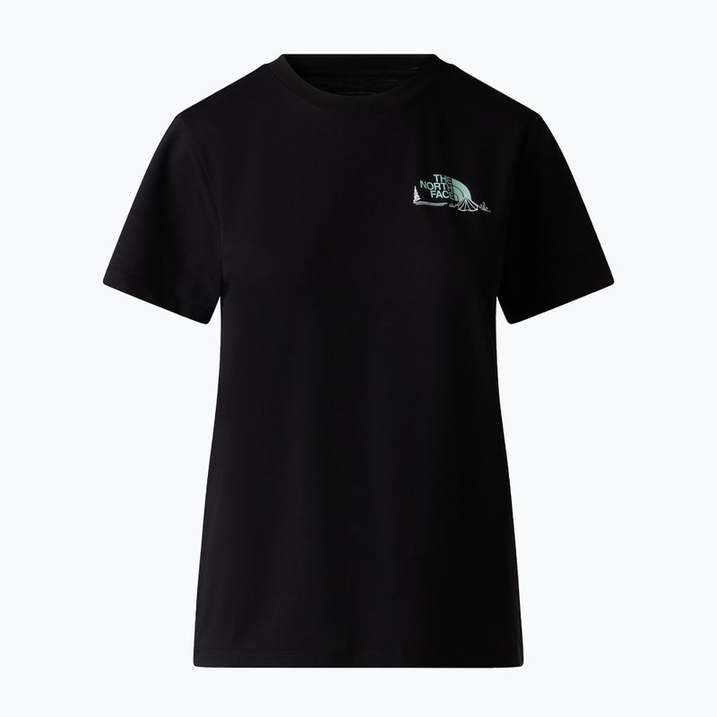 Damen T-Shirt The North Face Monte Regular Graphic tnf black