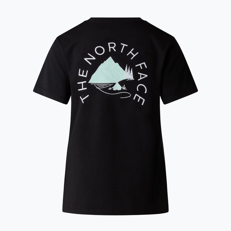 Damen T-Shirt The North Face Monte Regular Graphic tnf black 2