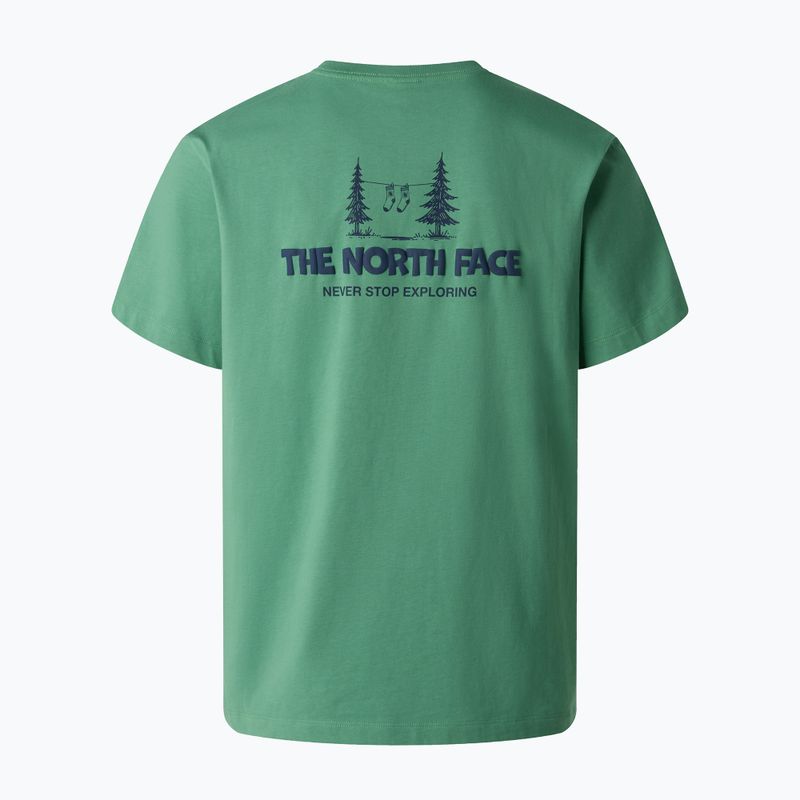 Herren-T-Shirt The North Face Camping Relaxed dimmed algae 6