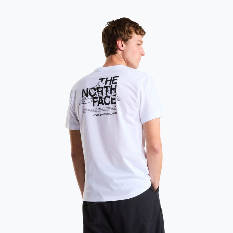 Herren T-Shirt The North Face Mountain Sketch Regular tnf white 3