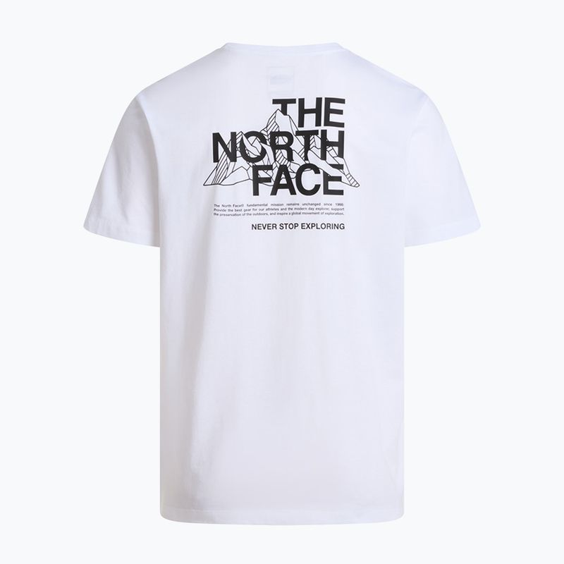 Herren T-Shirt The North Face Mountain Sketch Regular tnf white 5