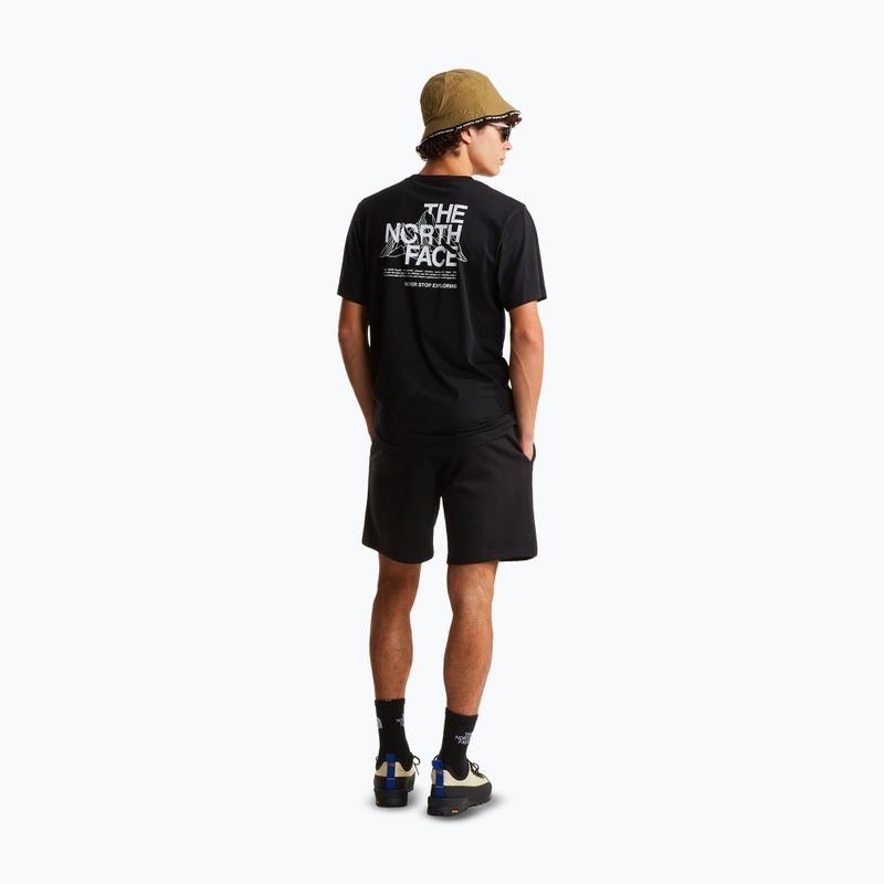 Herren T-Shirt The North Face Mountain Sketch Regular tnf black 2