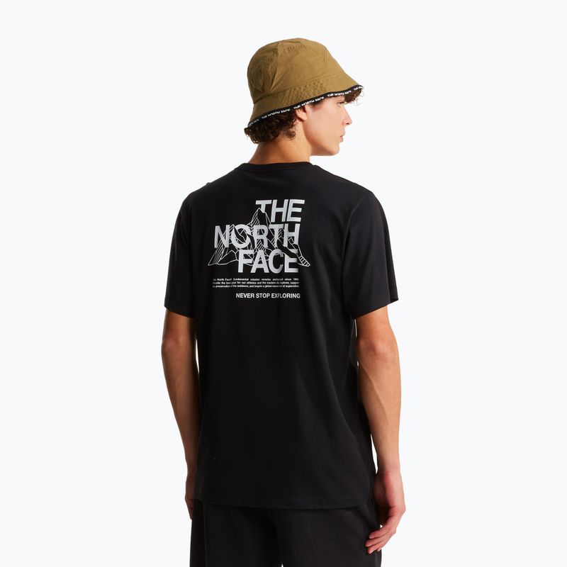 Herren T-Shirt The North Face Mountain Sketch Regular tnf black 3