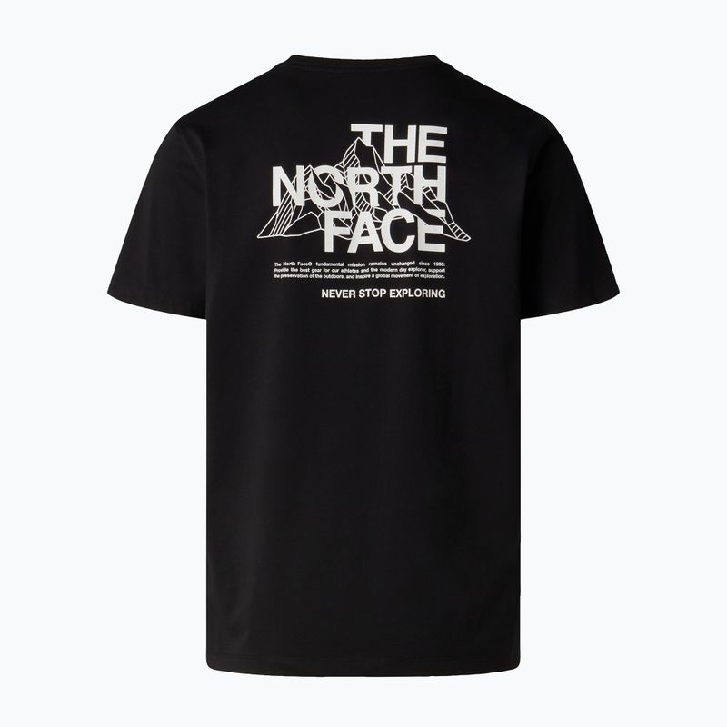 Herren T-Shirt The North Face Mountain Sketch Regular tnf black 6