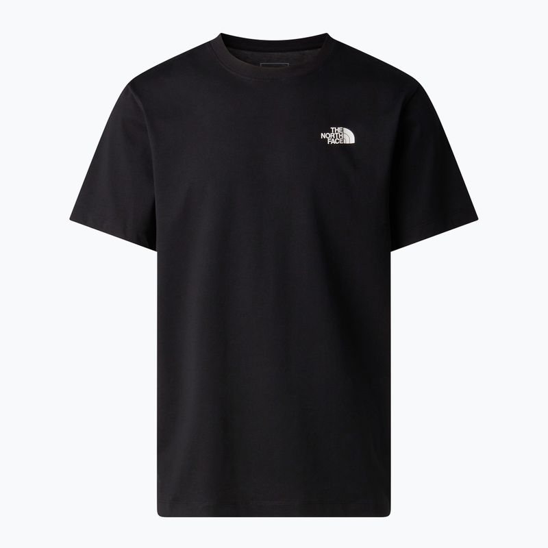 Herren-Trekking-T-Shirt The North Face Vertical Regular tbf black 4