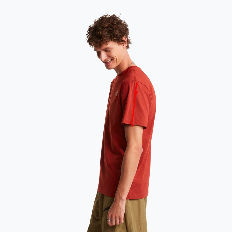 Herren-Trekking-T-Shirt The North Face Vertical Regular iron clay 3