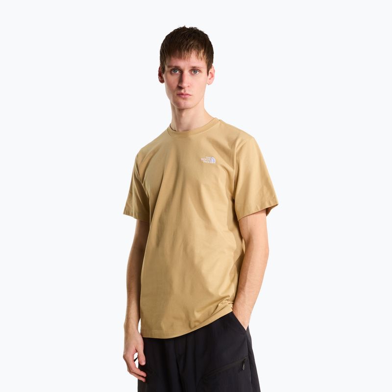 Herren-Shirt The North Face Evolution Simple Dome Regular SS khaki stone