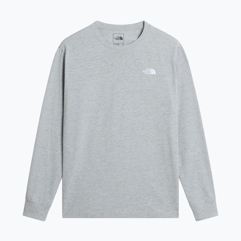 Herren-Trekkingshirt mit langen Ärmeln The North Face Evolution Simple Dome Regular LS Tee tnf pale grey heather 4