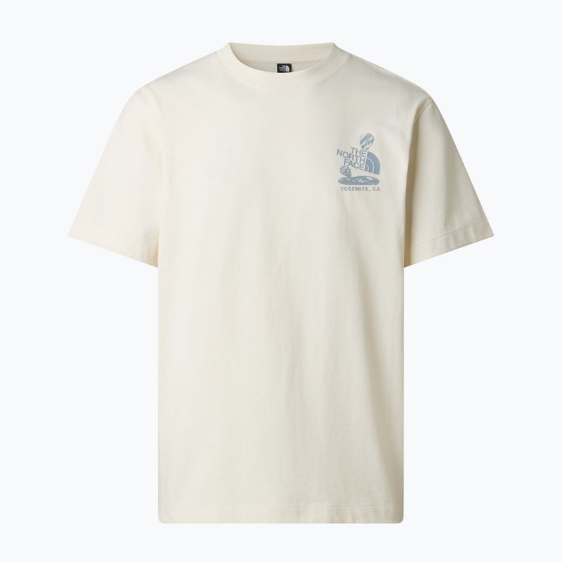 Herren-T-Shirt The North Face Snack Relaxed white dune 4