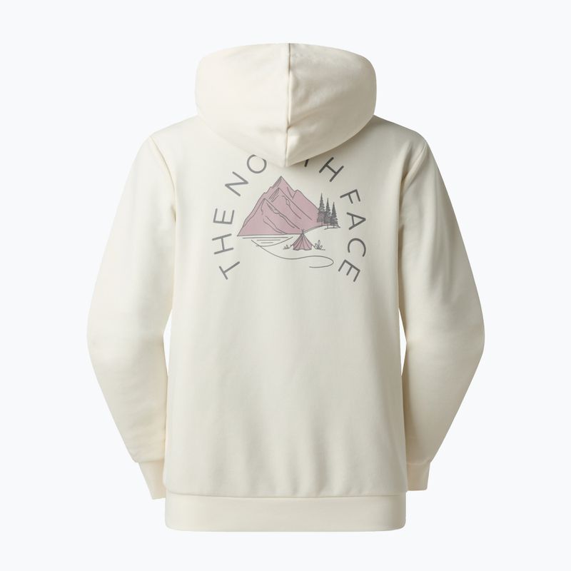 Damenpullover The North Face Monte Regular Hoodie Graphic white dune 2