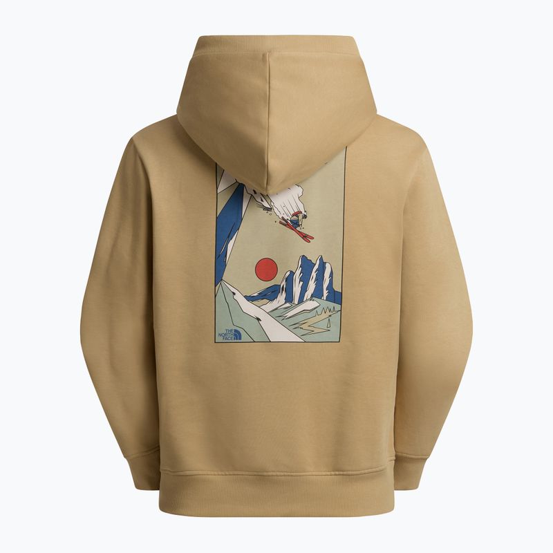 The North Face Mountain Celebration Relaxed Hoodie khaki stone 2
