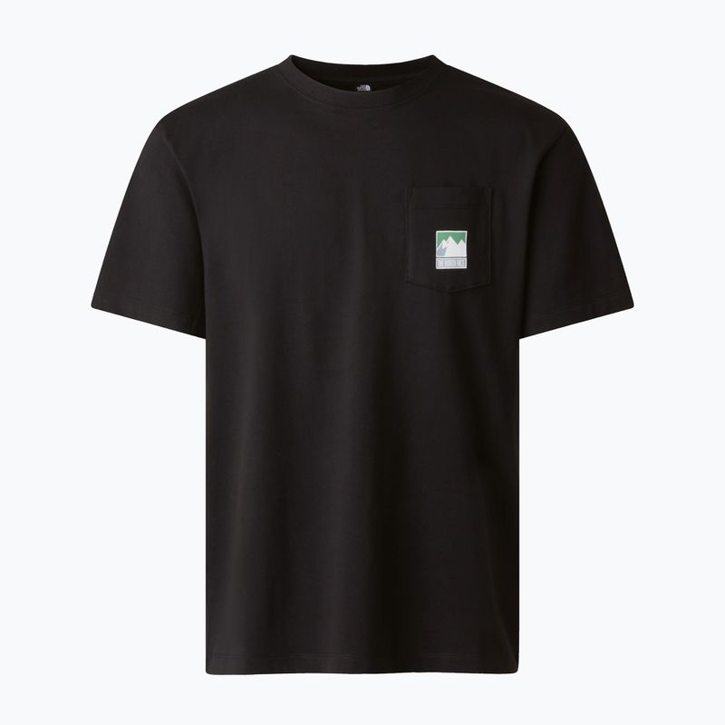 Herren T-Shirt The North Face Mountain Logo Relaxed tnf black 5