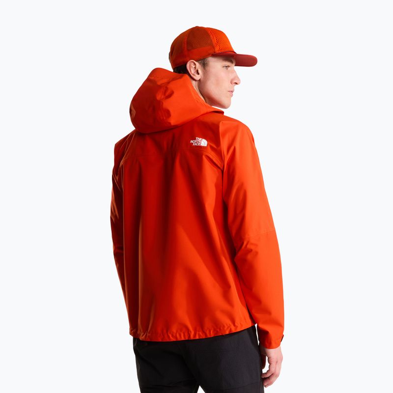 Herren-Regenjacke The North Face Valley View lava red 3