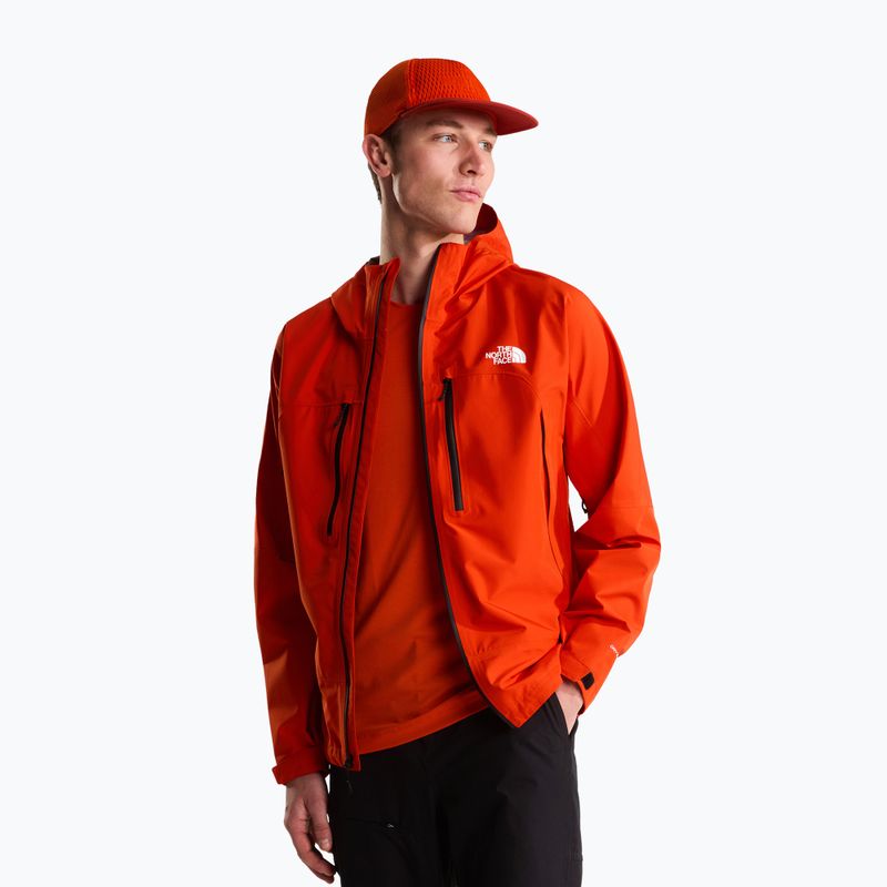 Herren-Regenjacke The North Face Valley View lava red 5