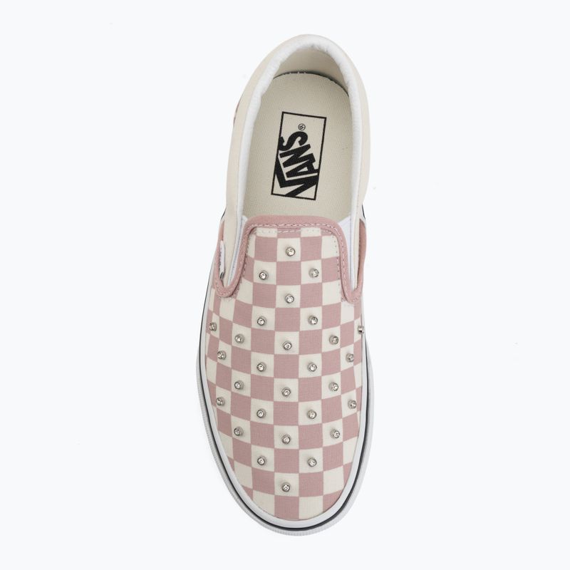 Schuhe Vans Ua Classic Slip-On rhinestone misty mauve 5
