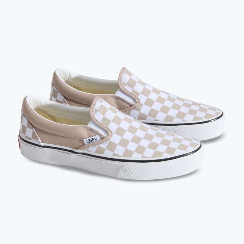Schuhe Vans Ua Classic Slip-On color theory checkerboard mushroom 2