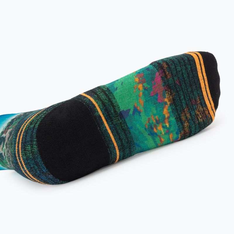 Damensocken Smartwool Hike Mountain Lake Print Crew capri 4