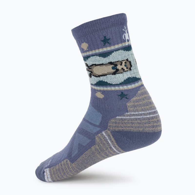 Damensocken Smartwool Hike Otter Float Crew nightfall blue 2
