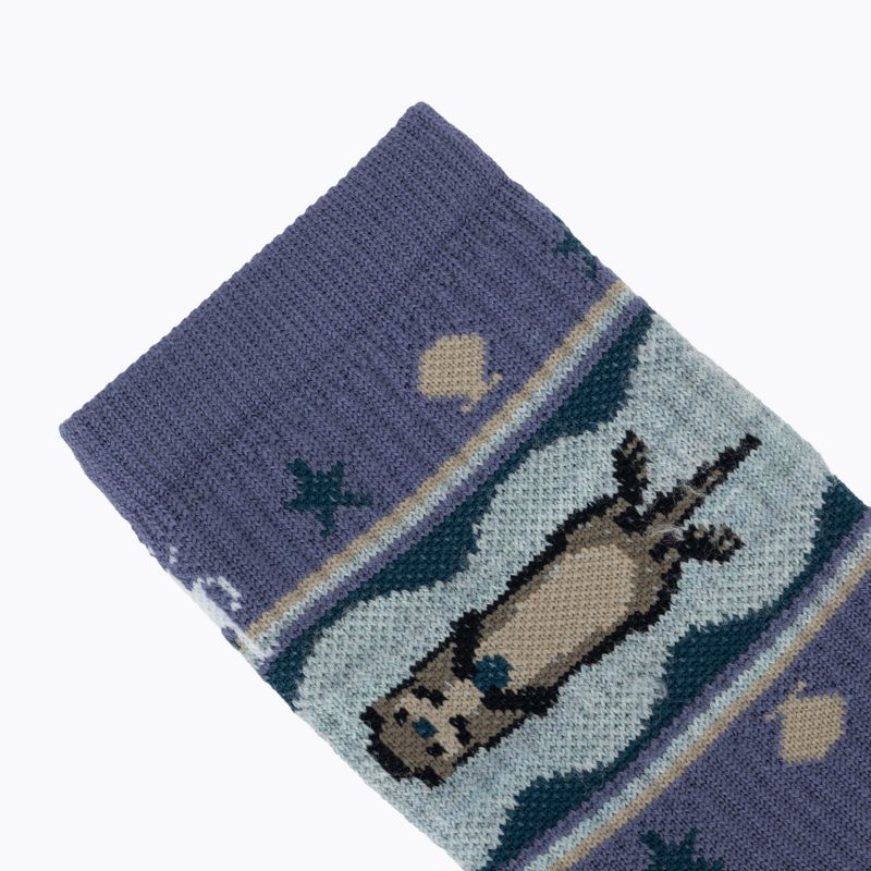Damensocken Smartwool Hike Otter Float Crew nightfall blue 3