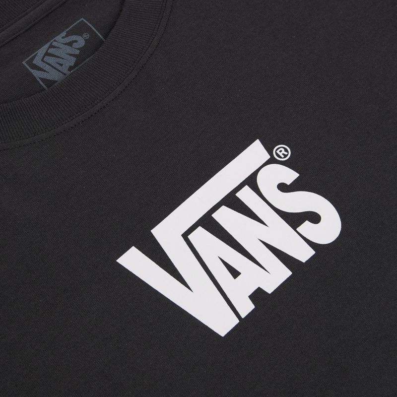 Herren T-Shirt Vans Stretch Logo Tee black/white 3