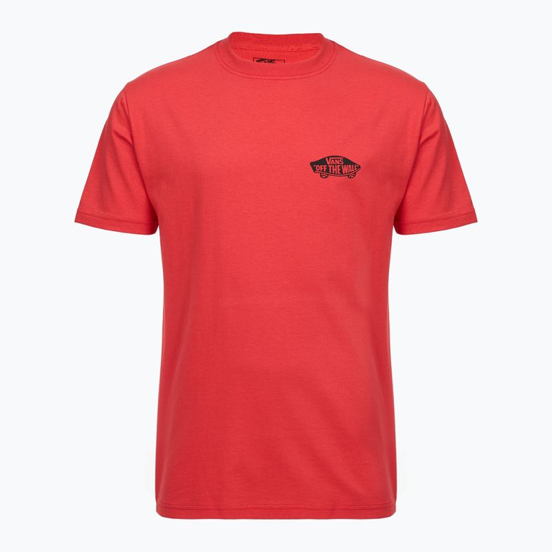 Herren T-Shirt Vans Double Standard Tee crimson haze