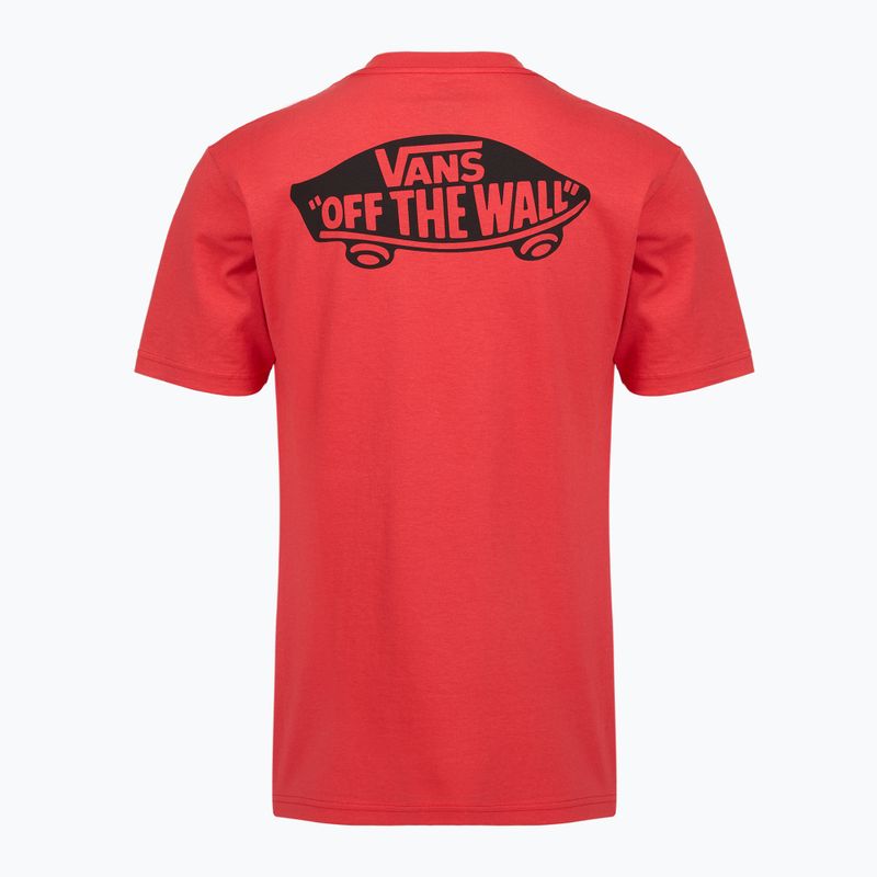 Herren T-Shirt Vans Double Standard Tee crimson haze 2
