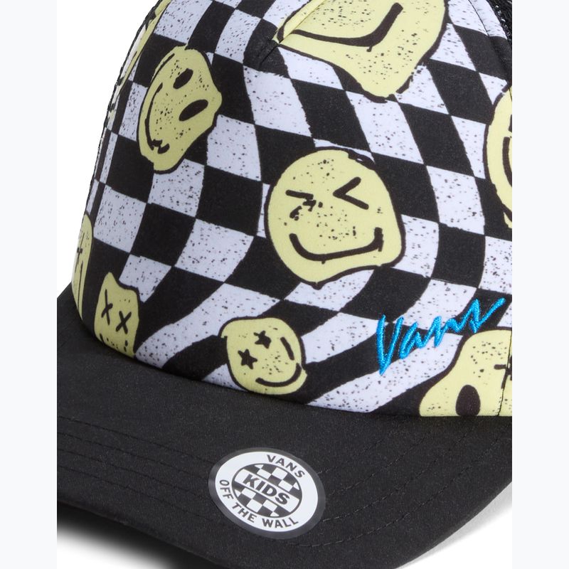 Kinder Schirmmütze Vans Twisted Vans Trucker black 3