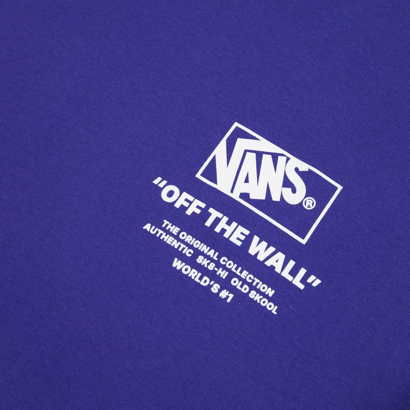 Herren T-Shirt Vans Stacked Hi Tee royal cobalt 3
