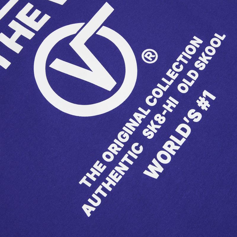 Herren T-Shirt Vans Stacked Hi Tee royal cobalt 4
