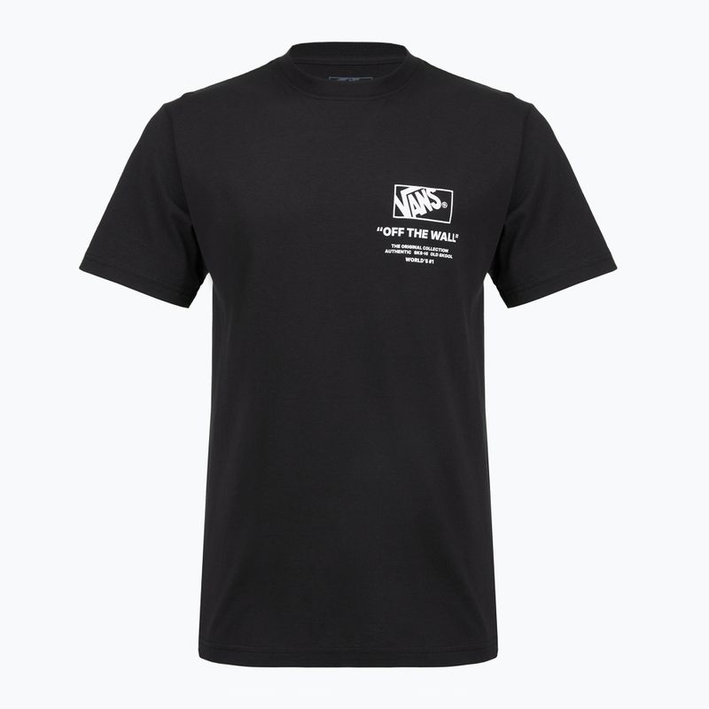 Herren T-Shirt Vans Stacked Hi Tee black/white