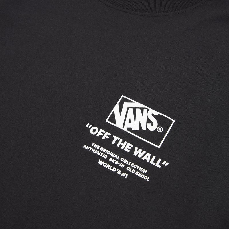 Herren T-Shirt Vans Stacked Hi Tee black/white 3