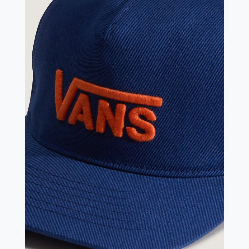 Kinder-Schirmmütze Vans Drop V Logo Snapback deep indigo 3