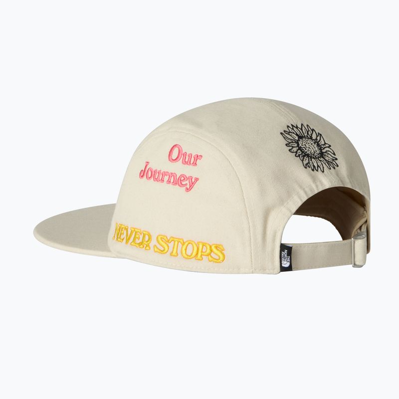 Herren-Basecap The North Face Norm Camp white dune/raw undyed/graphics 2