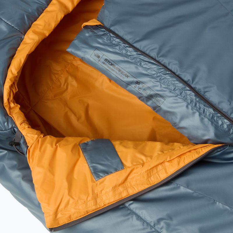 Schlafsack The North Face Stormbreak 35F Long granite grey/dust orange 4