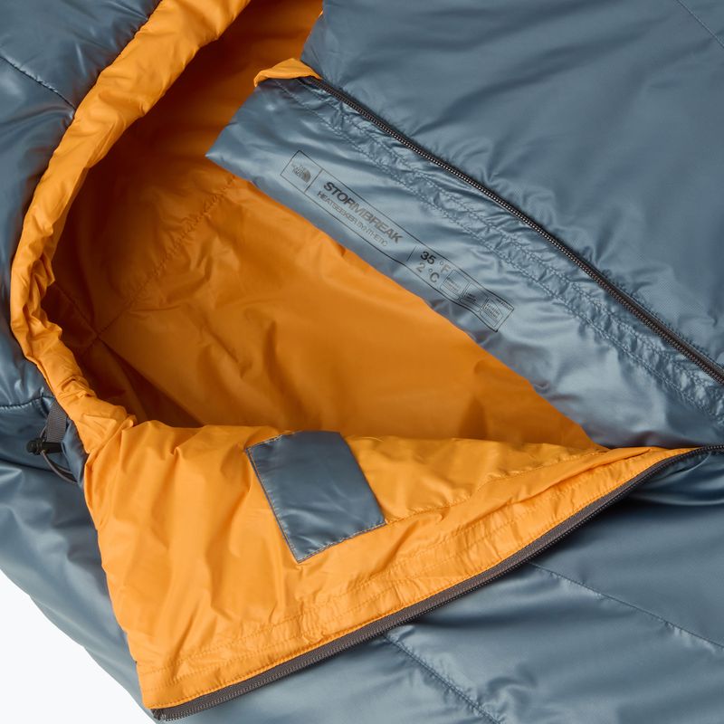 Schlafsack The North Face Stormbreak 35F Regular granite grey/dust orange 4