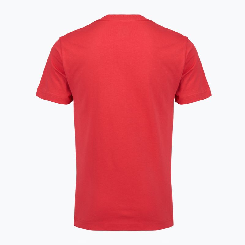 Herren T-Shirt Vans Left Chest SS crimson haze 2