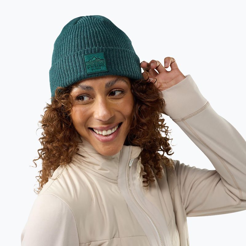Wintermütze Smartwool Smartwool Patch dusty teal heather 2