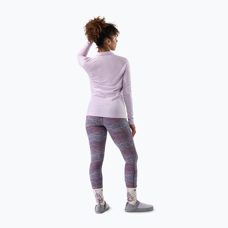 Damen-Funktionssweatshirt Smartwool Classic Thermal Merino Base Layer 1/4 Zip Boxed lavender sky heather 2