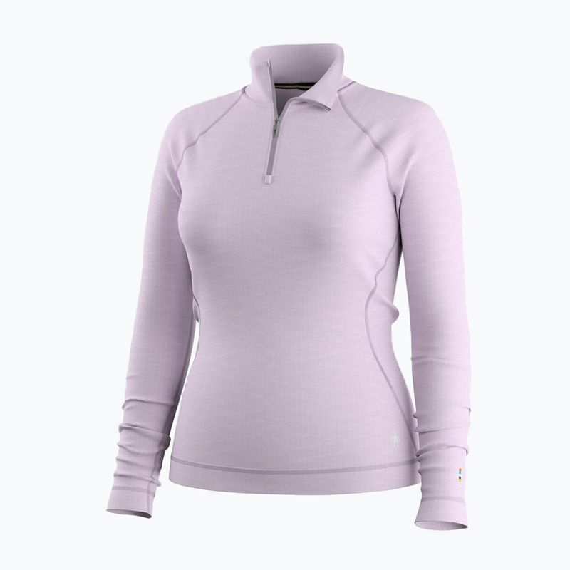 Damen-Funktionssweatshirt Smartwool Classic Thermal Merino Base Layer 1/4 Zip Boxed lavender sky heather 3