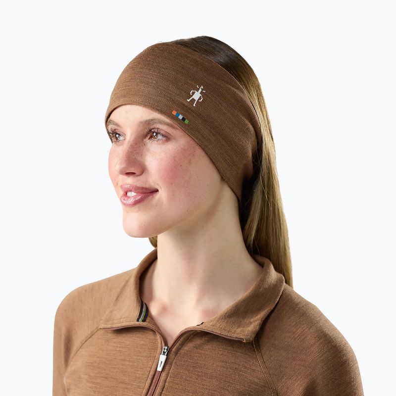 Stirnband Smartwool Thermal Merino Reversible mocha heather 2