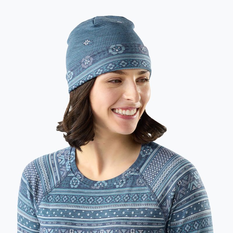 Wintermütze Smartwool Merino Reversible Cuffed nightfall fair isle fun 2
