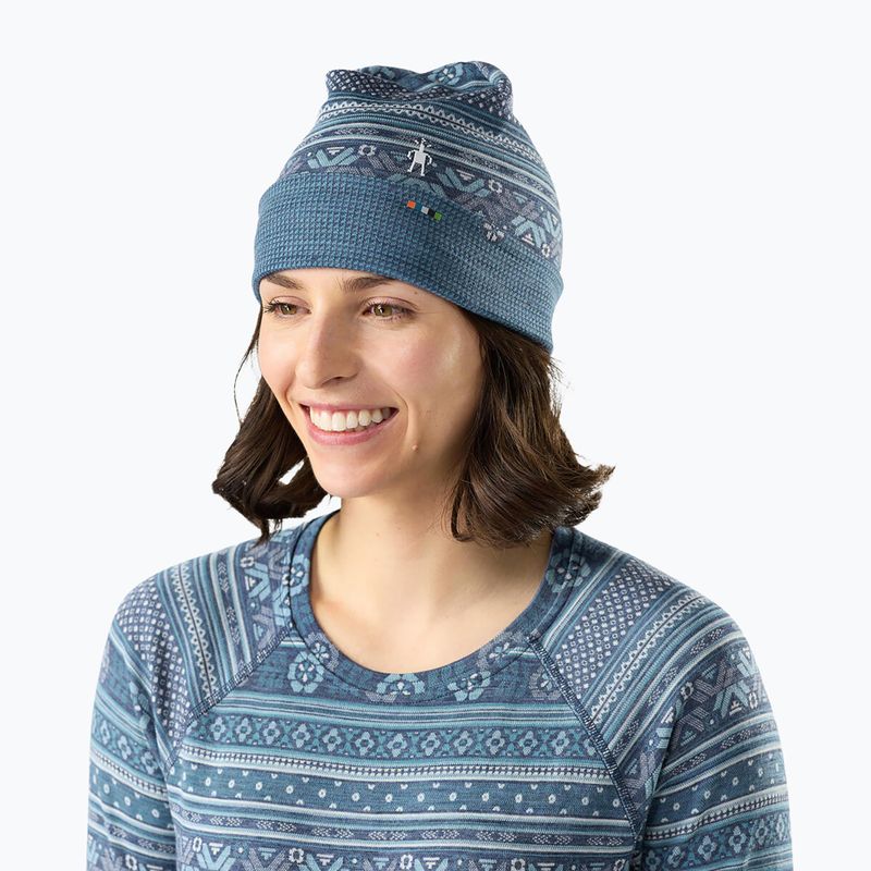 Wintermütze Smartwool Merino Reversible Cuffed nightfall fair isle fun 3