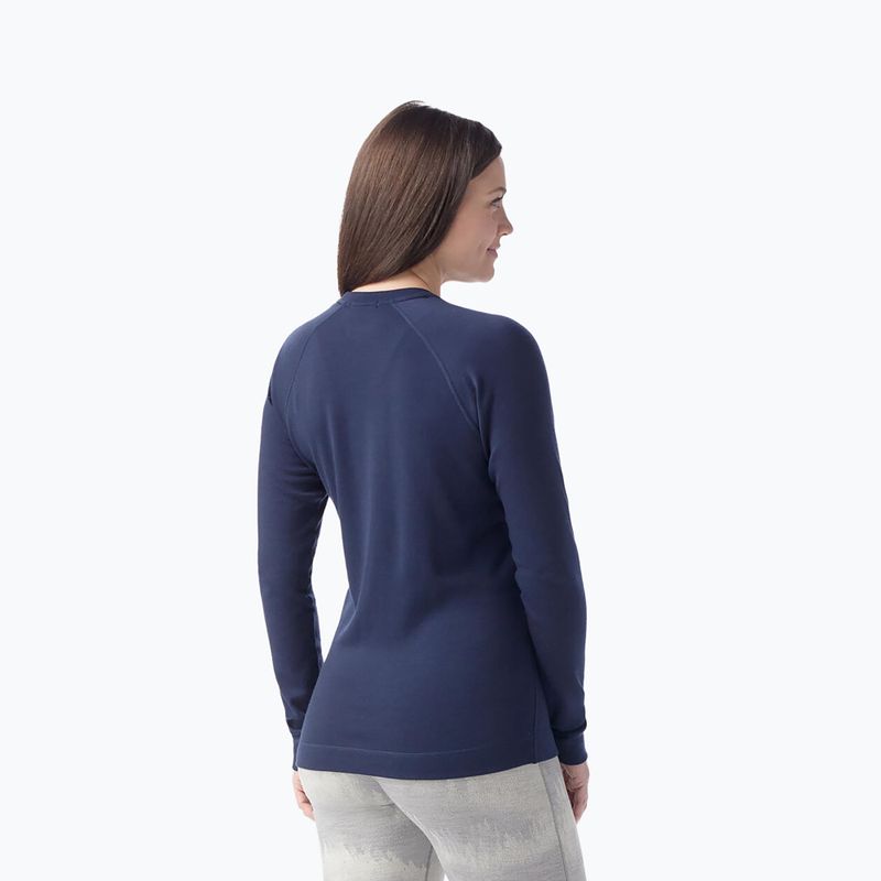 Damen-Funktionssweatshirt Smartwool Merino 250 Baselayer Crew Boxed deep navy 2