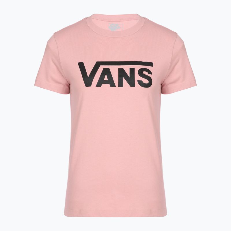 Damen T-Shirt Vans Flying V Crew Tee flying v misty mauve
