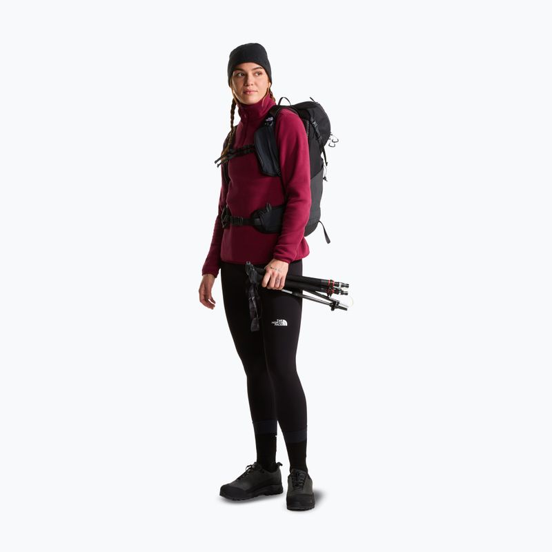 Fleecejacke für Damen The North Face Glacier Fleece 1/4 Zip burgundy crush 2