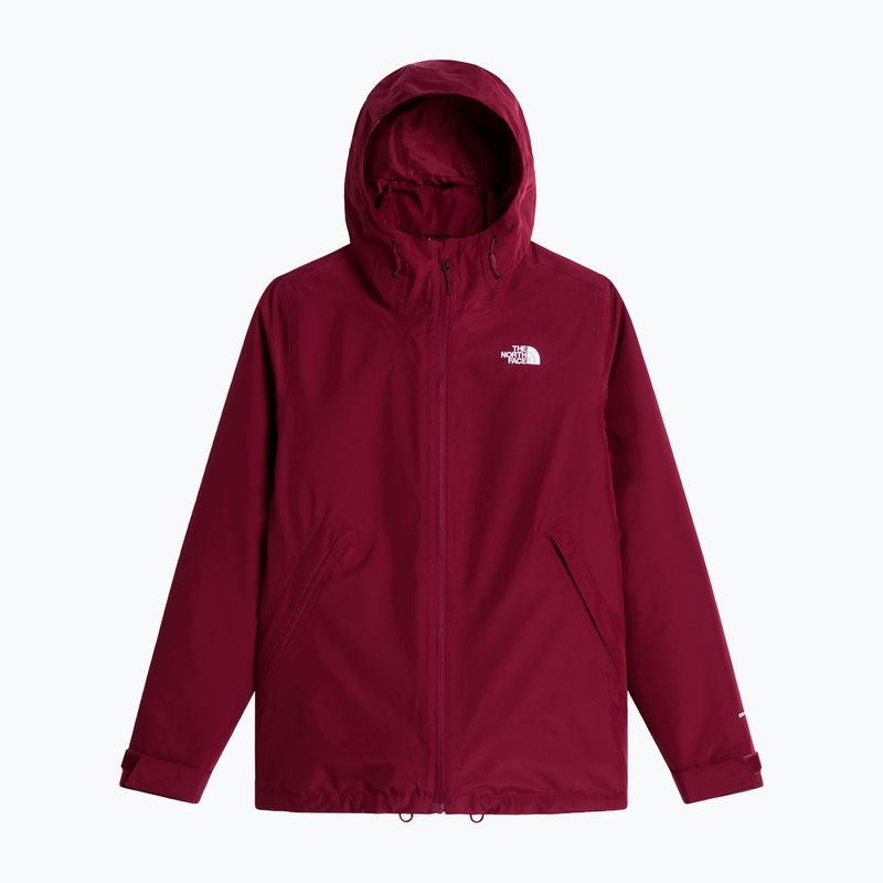 Damen-3‑in‑1‑Jacke The North Face Carto Mono Triclimate Hooded burgundy crush