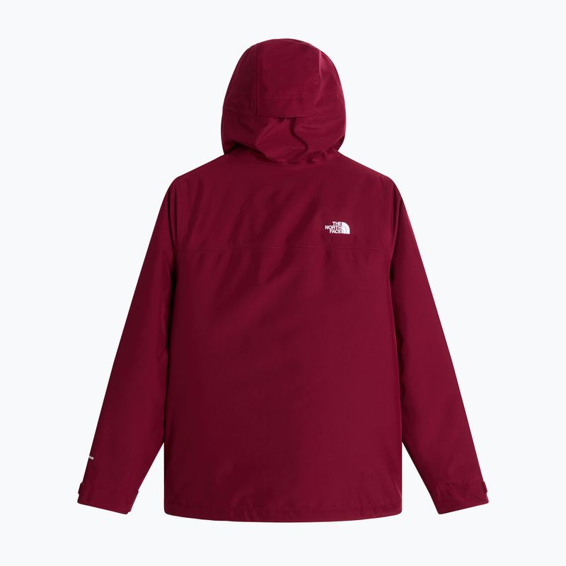 Damen-3‑in‑1‑Jacke The North Face Carto Mono Triclimate Hooded burgundy crush 2