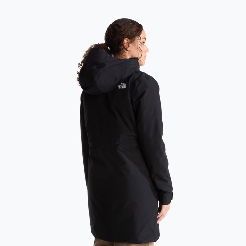 Damen Isolierter Mantel The North Face Hikesteller Insulated Parka tnf schwarz 3
