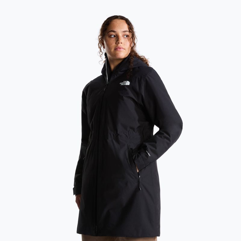 Damen Isolierter Mantel The North Face Hikesteller Insulated Parka tnf schwarz