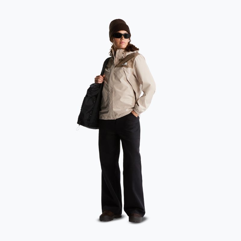 Damen-Regenjacke The North Face Antora Rain timeless taupe/garnet 2